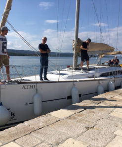 Segeltraining seitlich anlegen